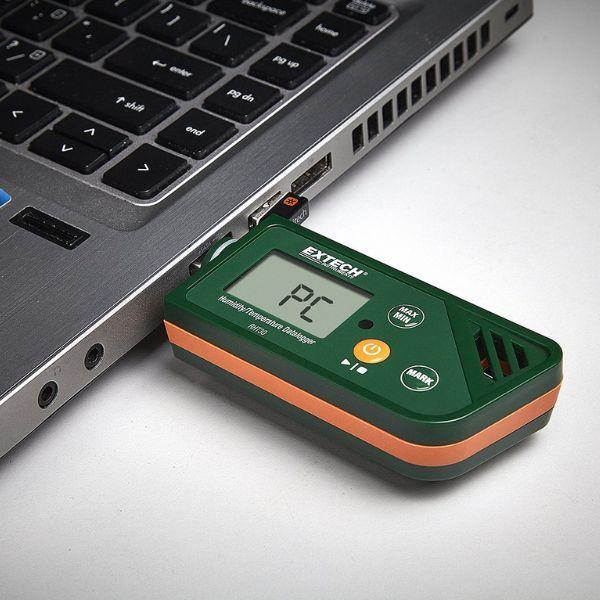 EXTECH EX-RHT30 เครื่องบันทึกข้อมูลอุณหภูมิความชื้น USB Humidity/Temperature Datalogger